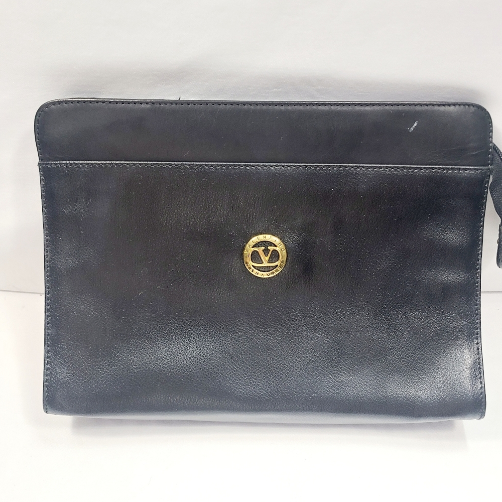 Valentino Garavani Leather Clutch Bag